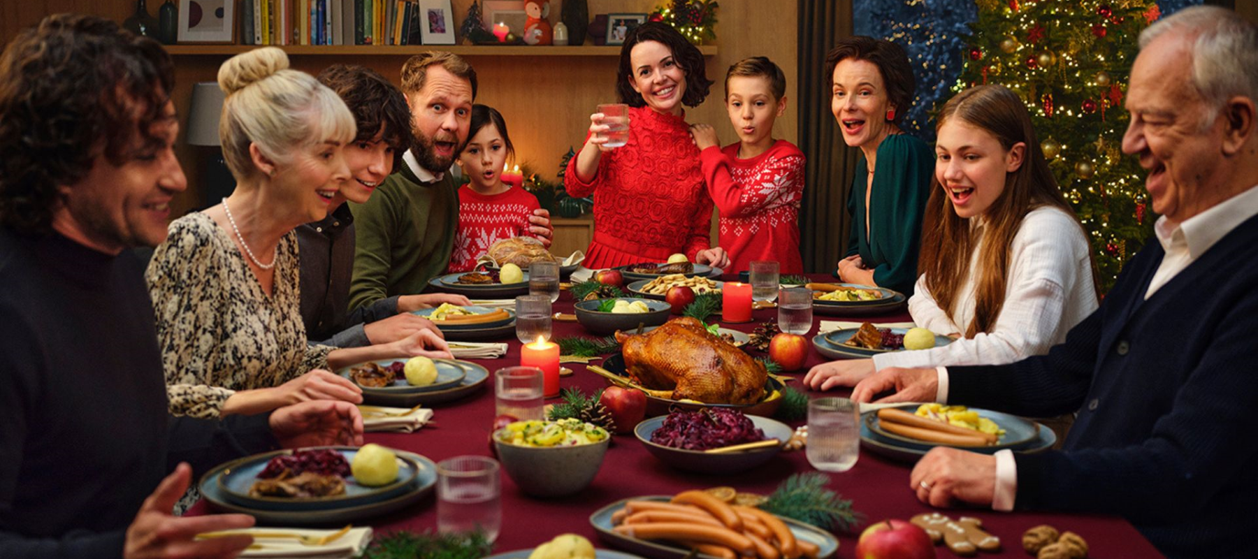 Weihnachtskampagne von Kaufland bringt Familien und Freunde zusammen